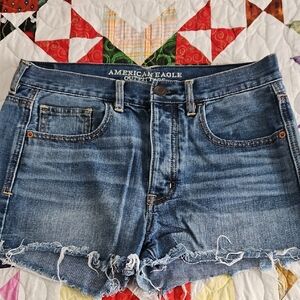 3/$18 American Eagle Outfitters Women's Distressed Blue Jean Shorts